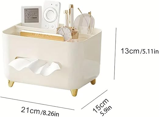Multifunctional Desk Organizer Tissue Box