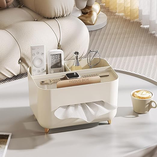 Multifunctional Desk Organizer Tissue Box