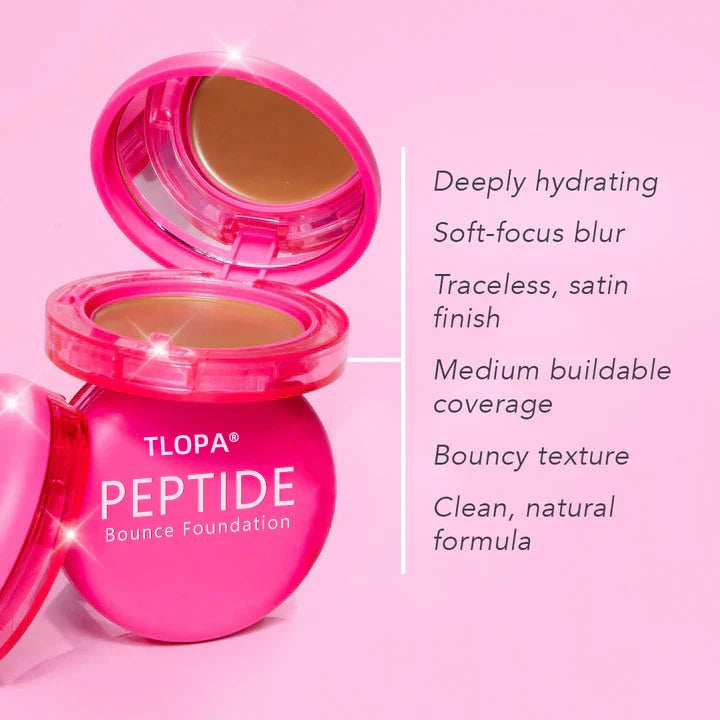 Last 3 hours: Free brush for the first 300 orders 🔥TLOPA® Peptide Bounce Foundation