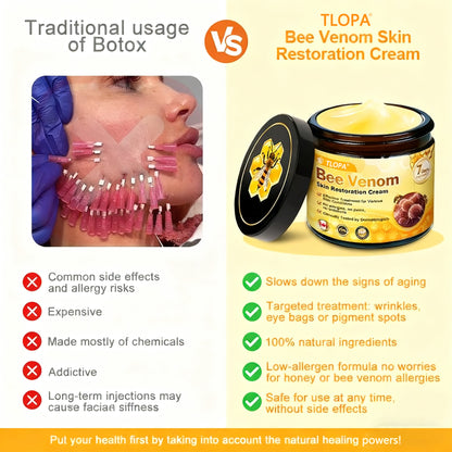🍅Made and Shipped from Canada 💯TLOPA® Bee Venom Skin Restoration Cream⏳ LAST DAY 80% OFF⚡