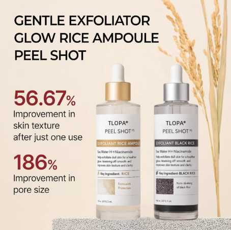 TLOPA® Peel Shot Glow Rice Ampoule Set