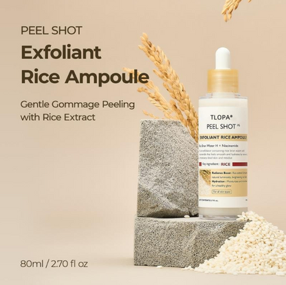 TLOPA® Peel Shot Glow Rice Ampoule Set