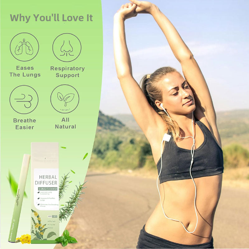 🏆【Upgraded 600-Puff】Breathe Bliss™ Mullein Relaxation Stick – Soothes Lungs, Detoxifies, Freshens Breath