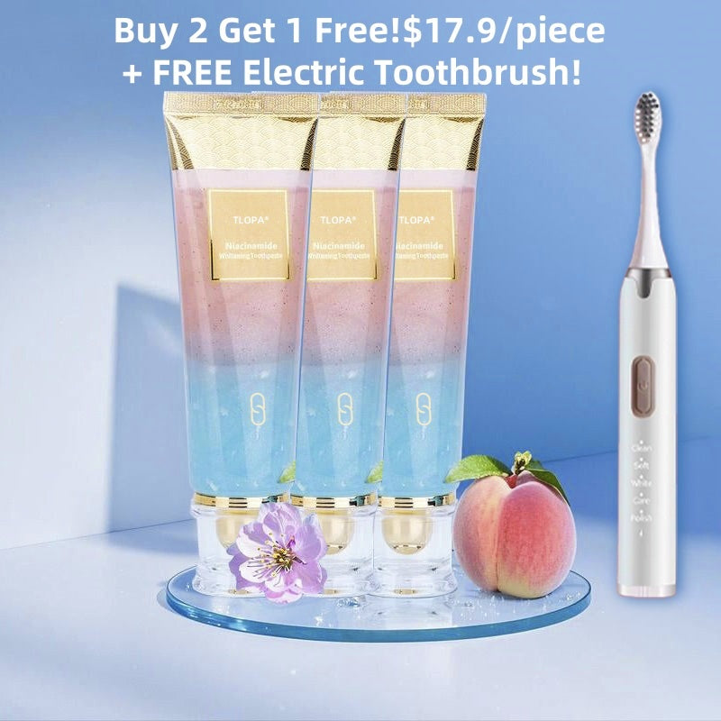 🌏🏆【Max】TLOPA® Nicotinamide Toothpaste【💎New upgrade Powerful type 10% concentration of Nicotinamide】 (副本)