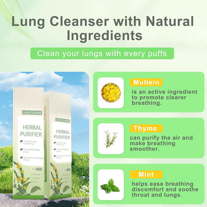 🏆【Upgraded 600-Puff】Breathe Bliss™ Mullein Relaxation Stick – Soothes Lungs, Detoxifies, Freshens Breath