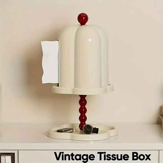 14.57-Inch Retro Tissue Box