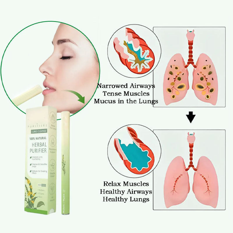 🏆【Upgraded 600-Puff】Breathe Bliss™ Mullein Relaxation Stick – Soothes Lungs, Detoxifies, Freshens Breath