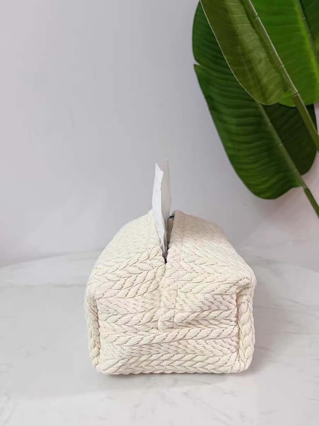 Rectangular Cotton Tissue Box Cover