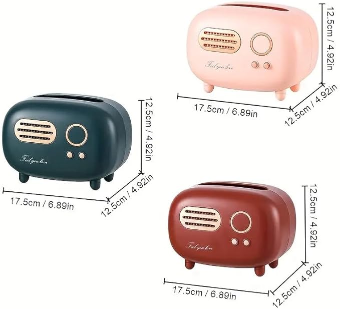 1PCS Retro Tissue Box