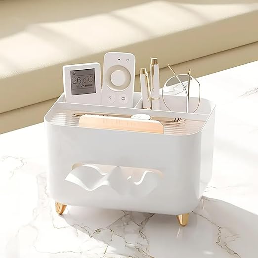 Multifunctional Desk Organizer Tissue Box