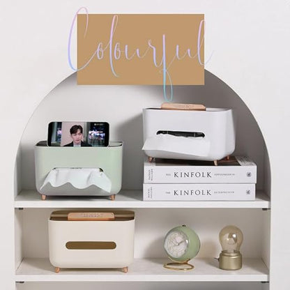 Multifunctional Desk Organizer Tissue Box