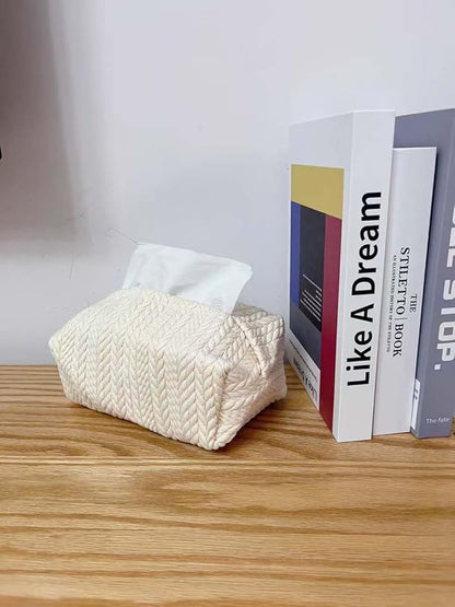 Rectangular Cotton Tissue Box Cover