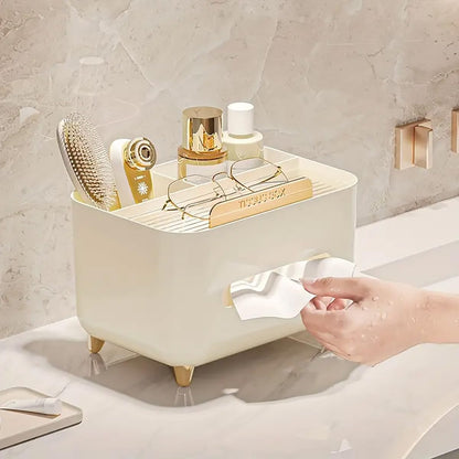 Multifunctional Desk Organizer Tissue Box