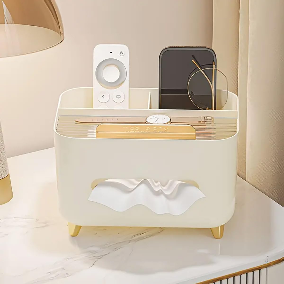 Multifunctional Desk Organizer Tissue Box