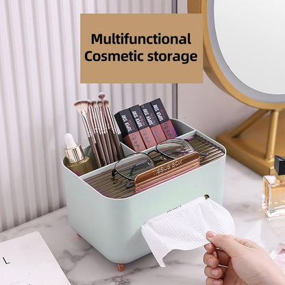 Multifunctional Desk Organizer Tissue Box