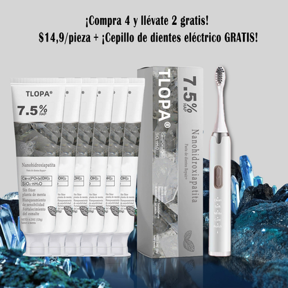 🔥Último día 50% de descuento 🔥- Tienda oficial💎 Pasta dental con hidroxiapatita sin flúor