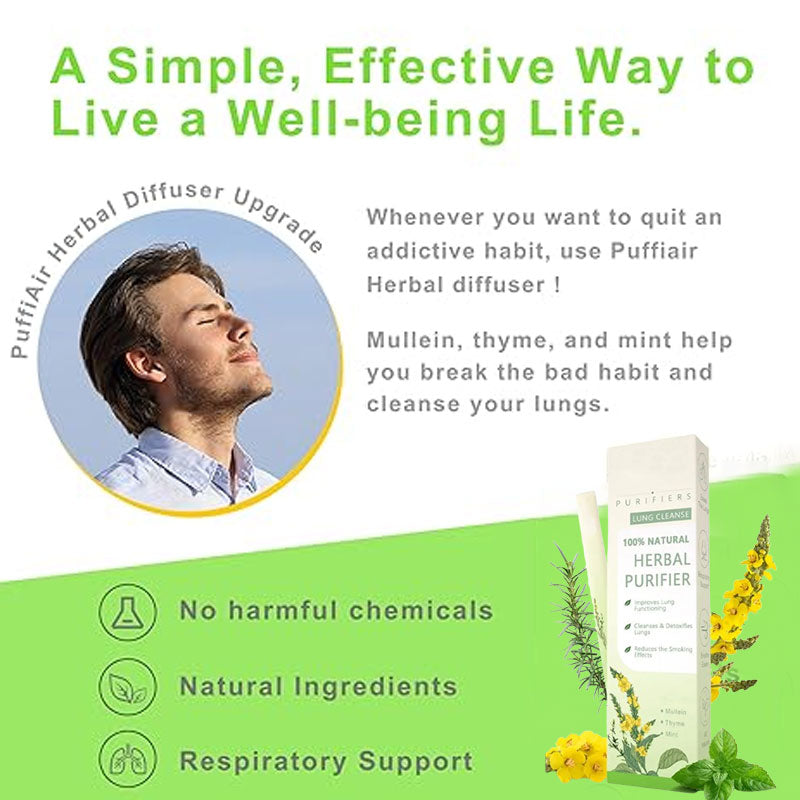 🏆【Upgraded 600-Puff】Breathe Bliss™ Mullein Relaxation Stick – Soothes Lungs, Detoxifies, Freshens Breath