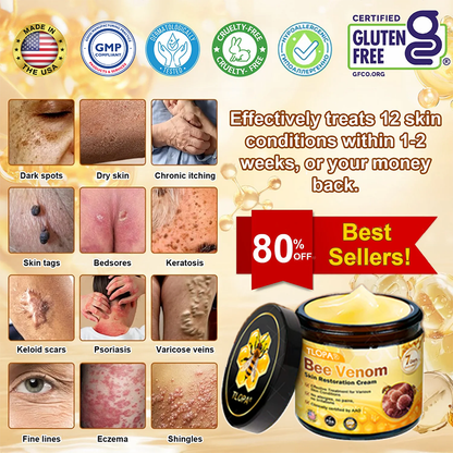🍅🔥TLOPA® Bee Venom Skin Restoration Cream — 🔥Limited Time 80% OFF🔥