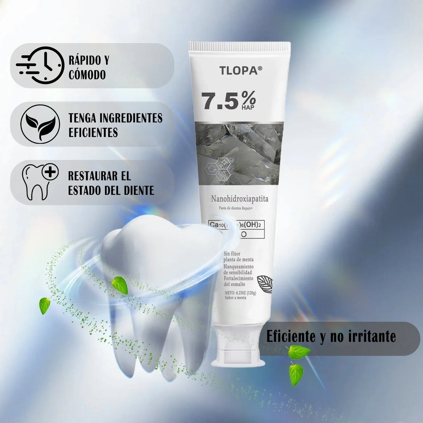 🔥Último día 50% de descuento 🔥- Tienda oficial💎 Pasta dental con hidroxiapatita sin flúor