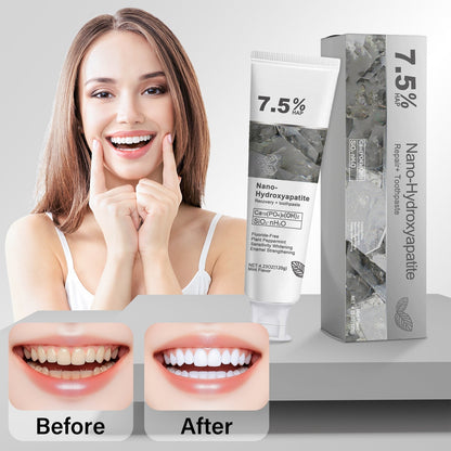 💎🔥 Final Day 75% OFF 🔥- Official Store💎 Fluoride-Free Hydroxyapatite Toothpaste