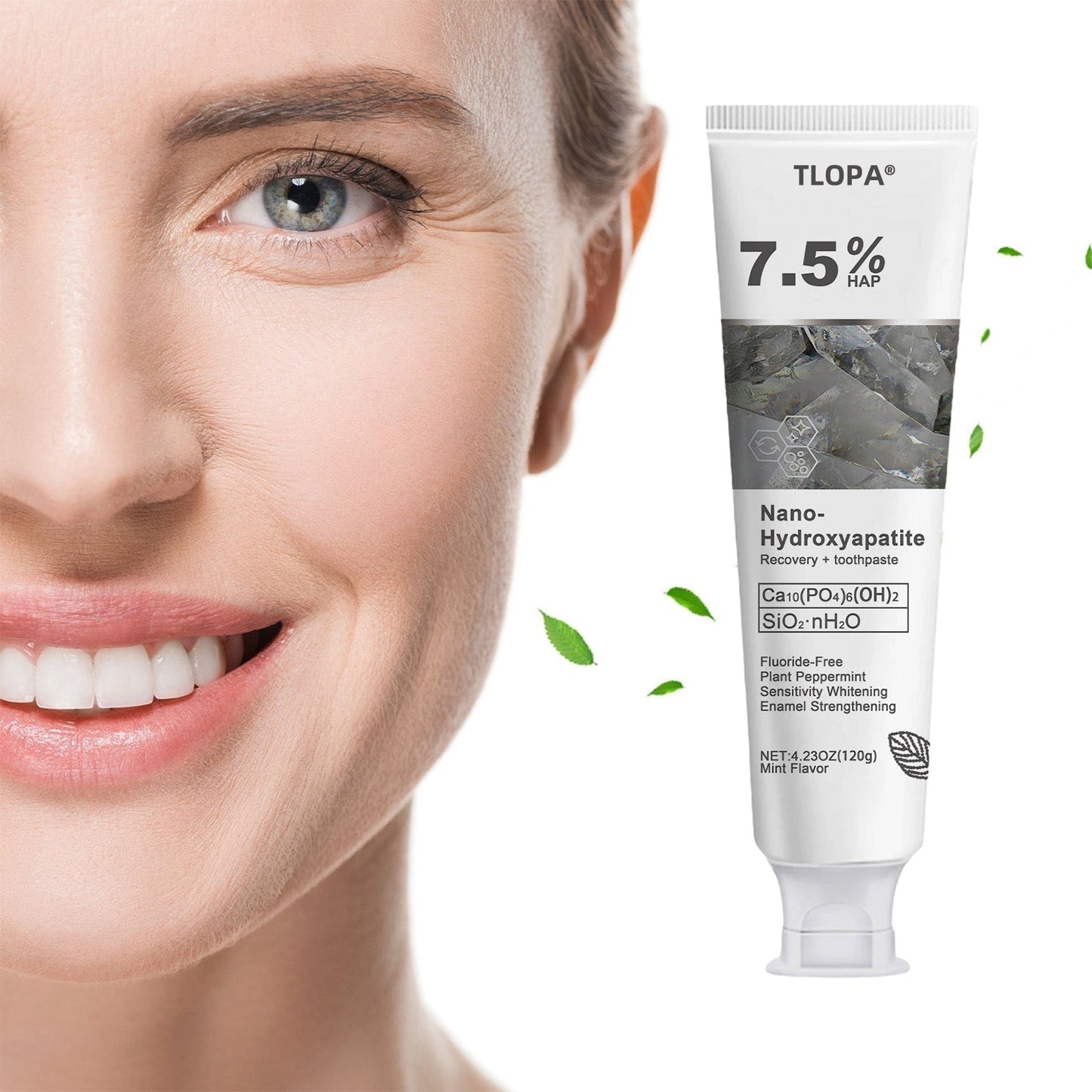 🔥 Final Day 50% OFF 🔥- Official Store💎 Fluoride-Free Hydroxyapatite Toothpaste