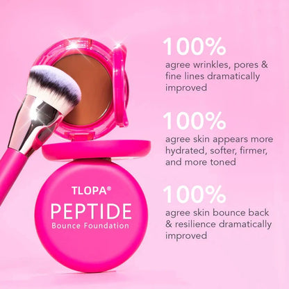 Last 3 hours: Free brush for the first 300 orders 🔥TLOPA® Peptide Bounce Foundation