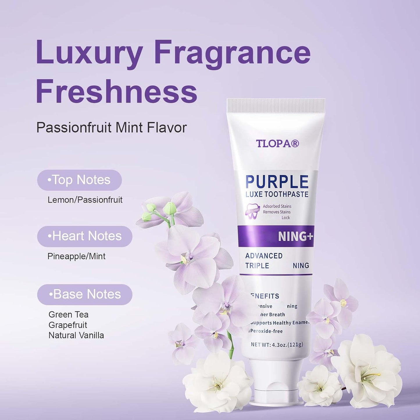 TLOPA® Purple Luxe Toothpaste
