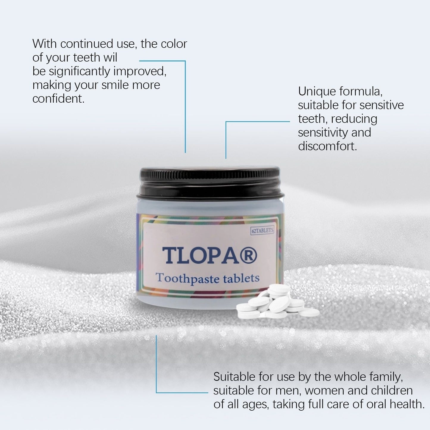 TLOPA® Toothpaste Tablet ——The Toothpaste Tablet That Actually Works.🦷
