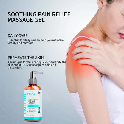 ✅Official Store: TLOPA® Turmeric and Emu Oil Arthritis Pain Relief Massage Lotion 👨‍⚕️